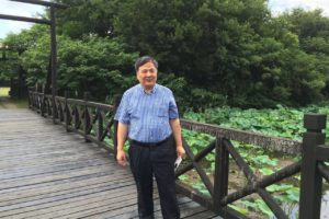 中国新闻社江苏分社社长陈光明一行来到淹城春秋乐园参观、考察