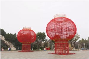 淹城新春灯会期待满满~直击灯组搭建现场！