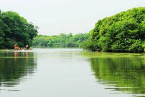 内城河、独木舟